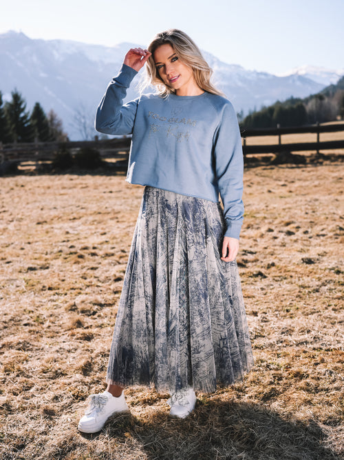 Boxy Pulli „Frozen Shine“