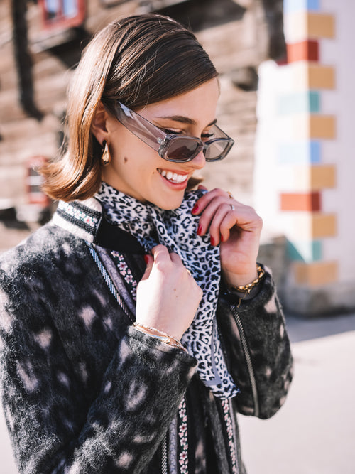 Tuch „Silver Leopard“