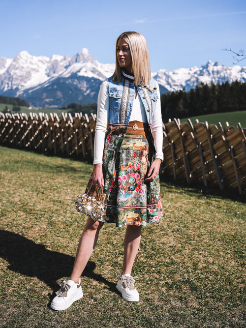 Jeansgilet „Waldmädchen“