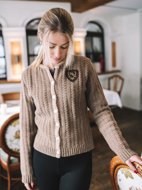 Strickjacke "Herz der Alpen"