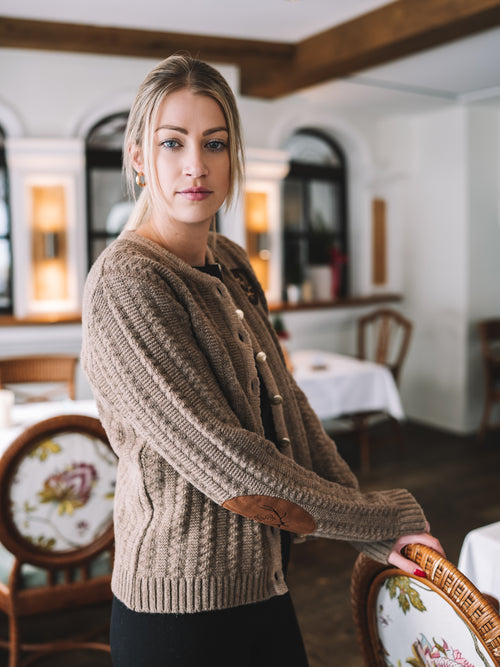 Strickjacke "Herz der Alpen"