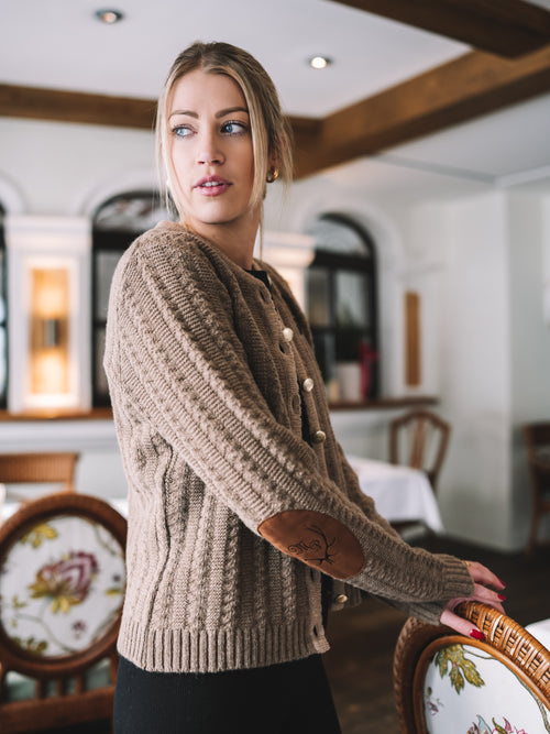 Strickjacke "Herz der Alpen"