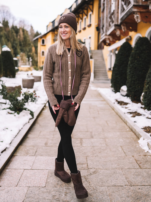 Strickjacke "Herz der Alpen"