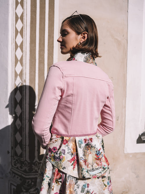 Jeansjacke „Rose Romantic“