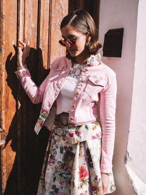 Jeansjacke „Rose Romantic“