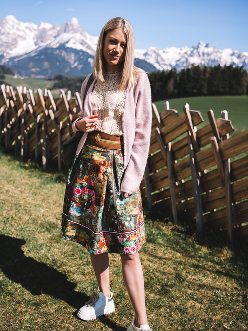 Strickjacke „Rosenquarz“