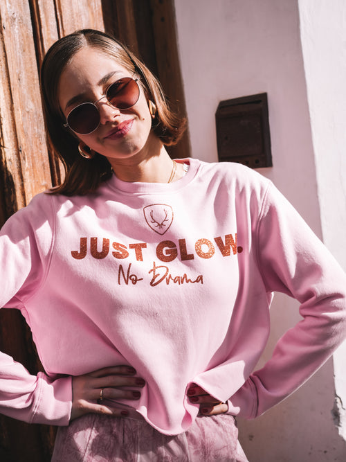 Cropped Pullover „Glow Time“