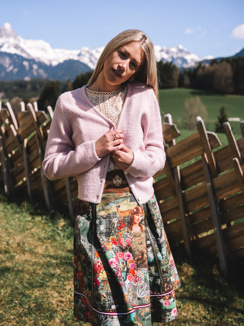 Strickjacke „Rosenquarz“