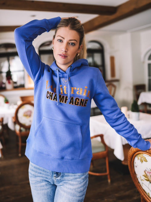 Hoodie "Let it rain Champagne"