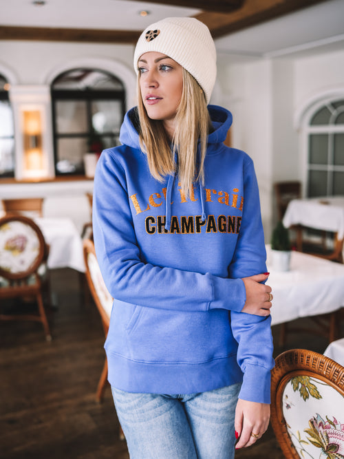 Hoodie "Let it rain Champagne"