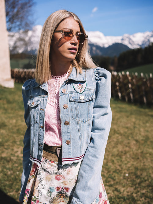 Jeansjacke „Gletscherlicht"