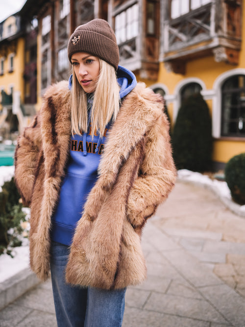 Kunstfellmantel "Golden Wildgrace"