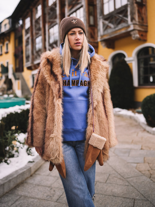 Kunstfellmantel "Golden Wildgrace"