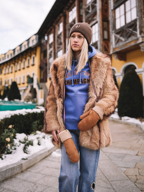 Kunstfellmantel "Golden Wildgrace"