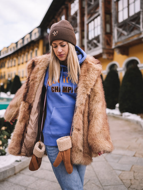 Kunstfellmantel "Golden Wildgrace"