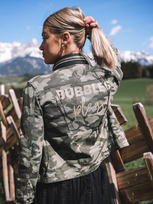 Jeansjacke „Goldrebellin"