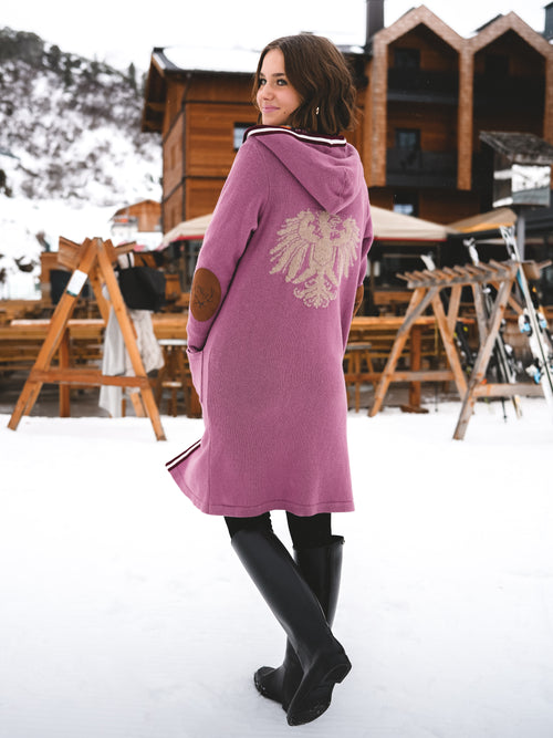 Strickmantel „Rosé Alpenharmonie“