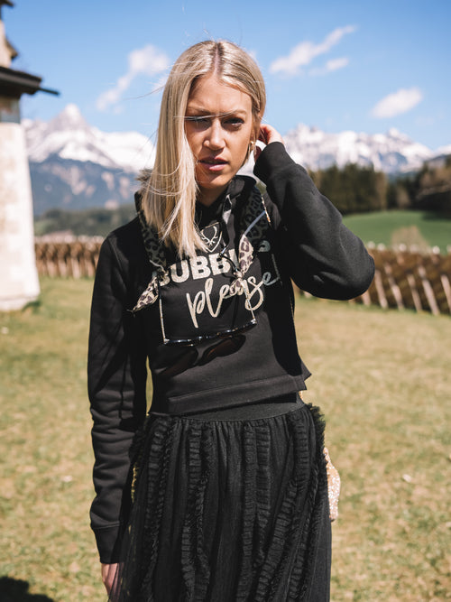 Boxy Hoodie „Gold Bubble“