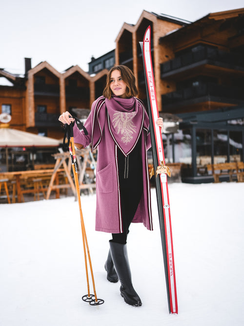 Stricktuch ‚Rosé Alpenpoesie“