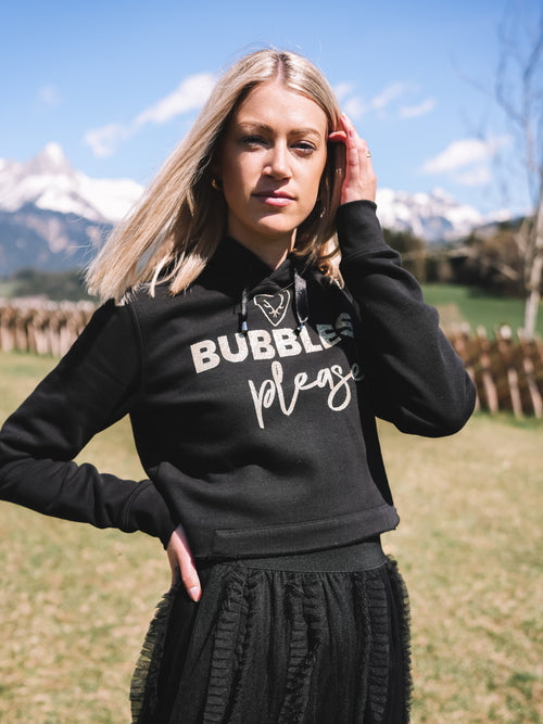 Boxy Hoodie „Gold Bubble“