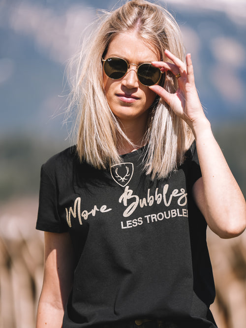 T-Shirt „Black Bubble Love“