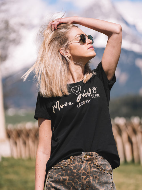 T-Shirt „Black Bubble Love“