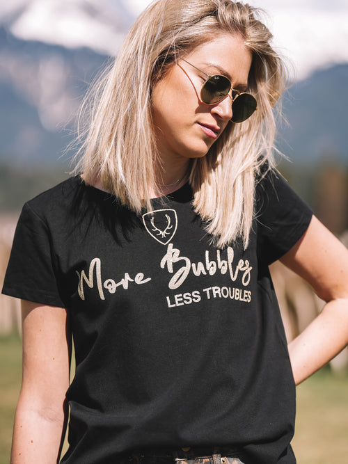T-Shirt „Black Bubble Love“