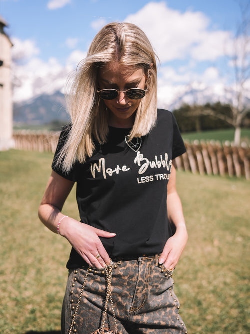 T-Shirt „Black Bubble Love“