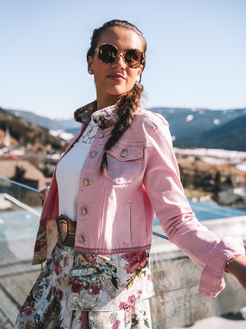 Jeansjacke „Rose Romantic“
