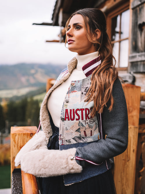 Handschuhe "Snowy Heart"