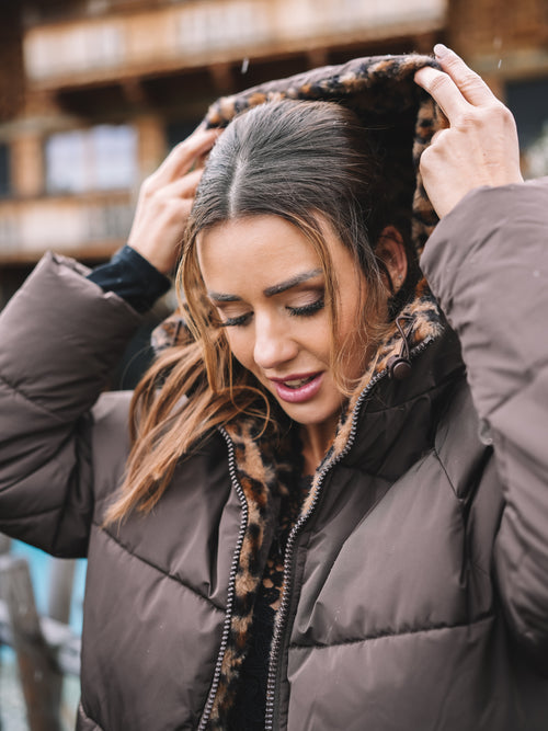 Wende-Puffermantel "Leo Essence"