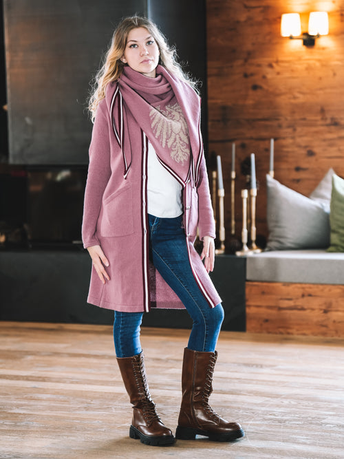 Stricktuch ‚Rosé Alpenpoesie“