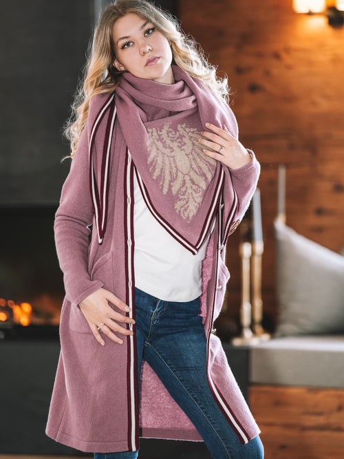 Stricktuch ‚Rosé Alpenpoesie“