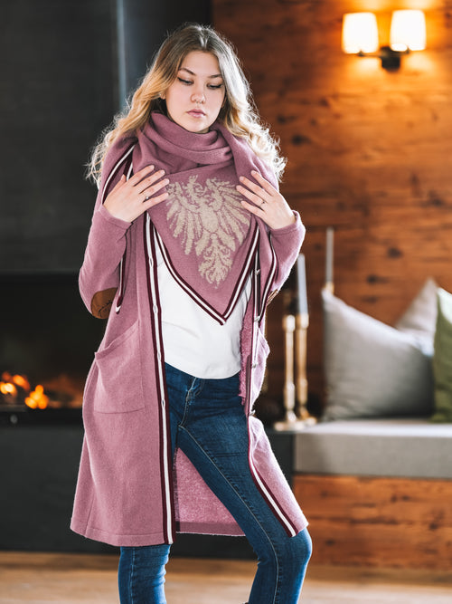 Stricktuch ‚Rosé Alpenpoesie“