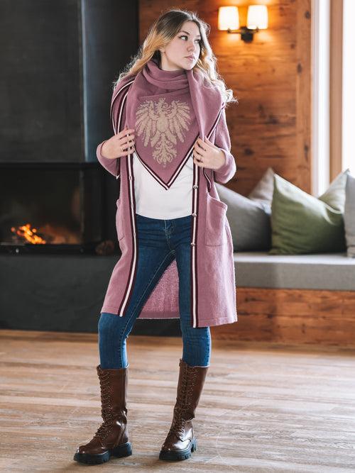 Stricktuch ‚Rosé Alpenpoesie“