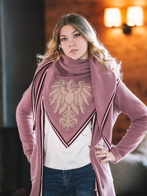 Stricktuch ‚Rosé Alpenpoesie“