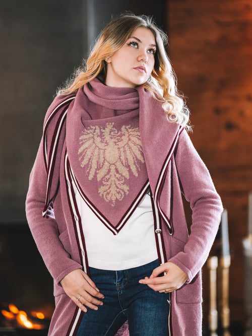 Stricktuch ‚Rosé Alpenpoesie“