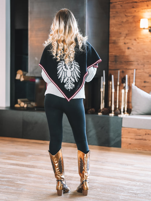 Stricktuch "Alpenglanz Noir"