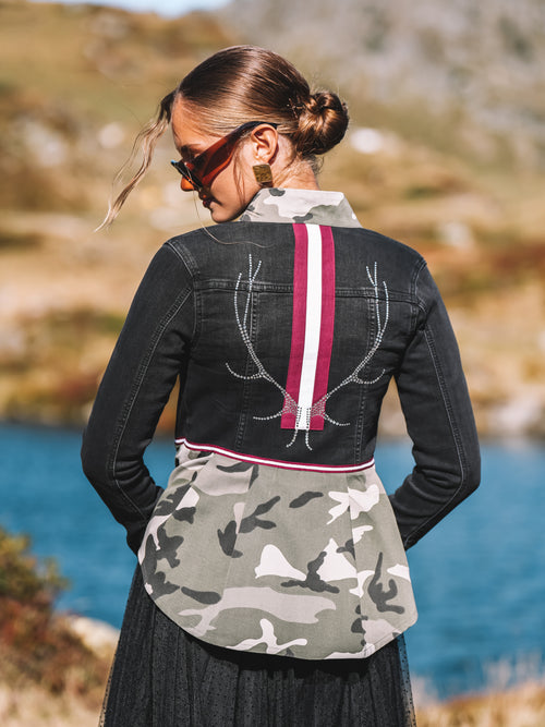 Jeansjacke "Alpenpoesie"
