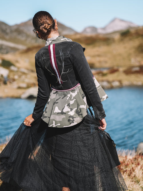 Jeansjacke "Alpenpoesie"