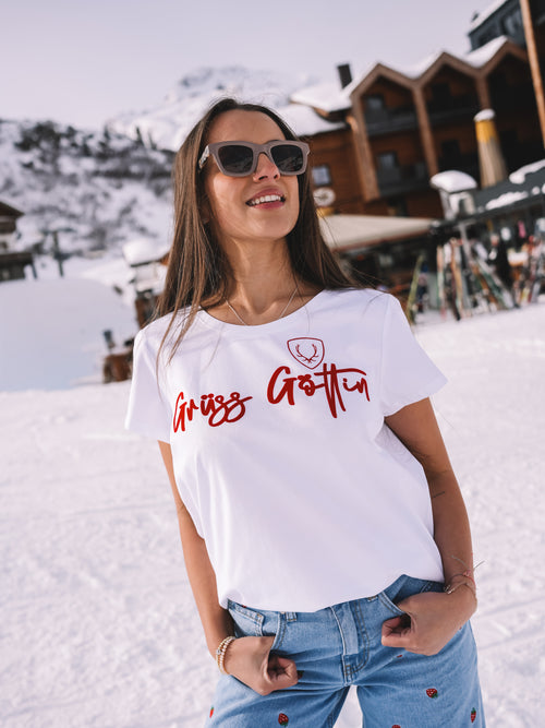 T-Shirt „Grüss Göttin“