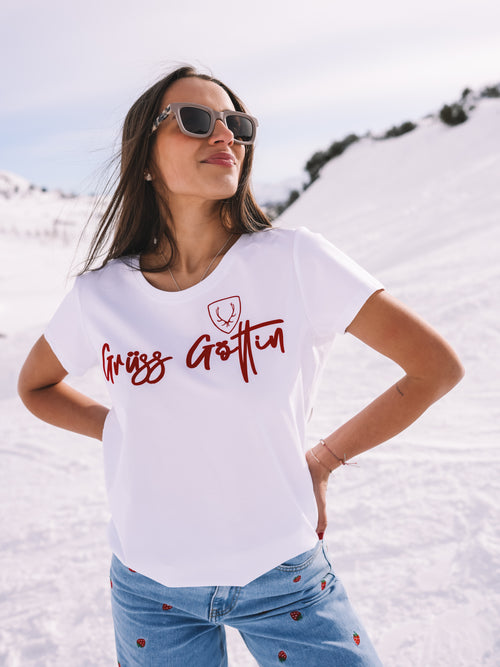 T-Shirt „Grüss Göttin“