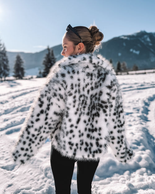 Kunstpelzjacke "Dalmatian Luxe"