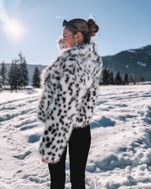 Kunstpelzjacke "Dalmatian Luxe"