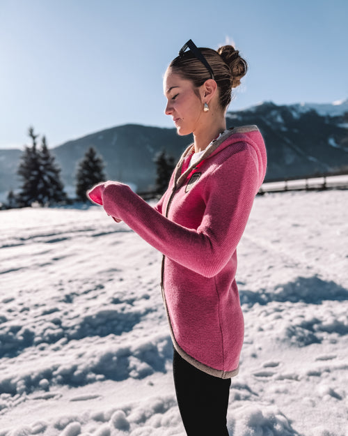 Strickjacke „Alpenrose“