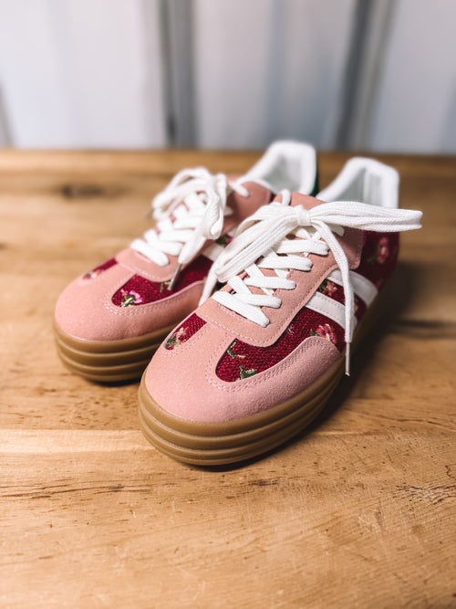 Sneakers "Berry Rose"
