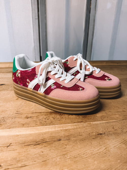 Sneakers "Berry Rose"