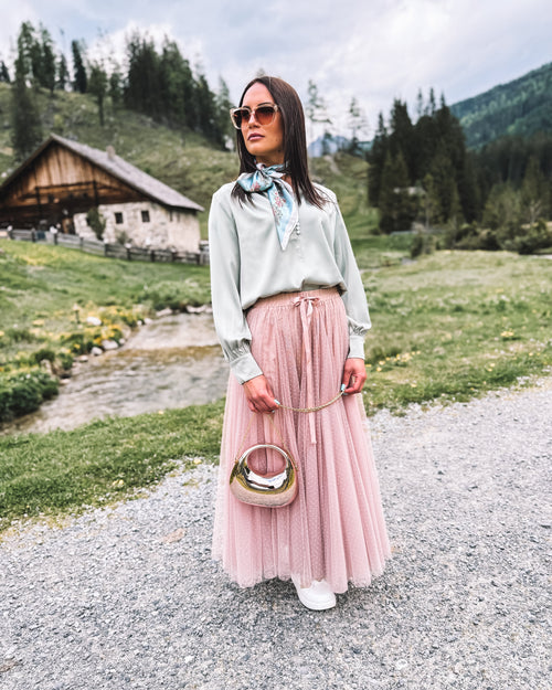 Bluse „Perlenhauch"