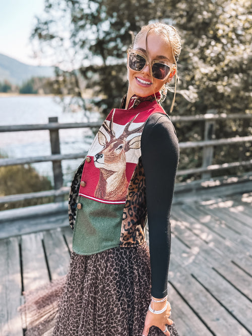 Gilet "Hirschprinzessin"