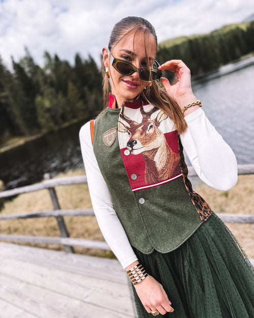 Gilet "Hirschprinzessin"